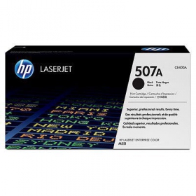 HP No.507A (CE400A), musta värikasetti lasertulostimille, 5500 sivua.