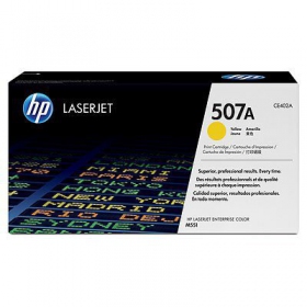 HP No.507A (CE402A), keltainen kasetti lasertulostimille, 6000 sivut.