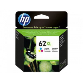 HP No.62XL (C2P07AE), kolmivärinen mustesuihkutulostinkasetti, 415 sivua.