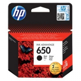 - HP No.650 (CZ101AE), musta mustekasetti mustesuihkutulostimille
