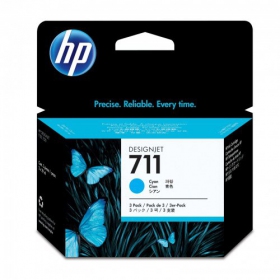 - HP No.711 (CZ134A), syaani mustekasetti mustesuihkutulostimille