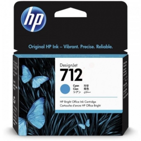HP No.712 (3ED67A), sininen kasetti Rašaliniams spausdintuvams, 29ml.
