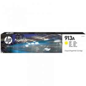 - HP No.913A (F6T79AE), keltainen mustekasetti mustesuihkutulostimille, 3000 sivua.