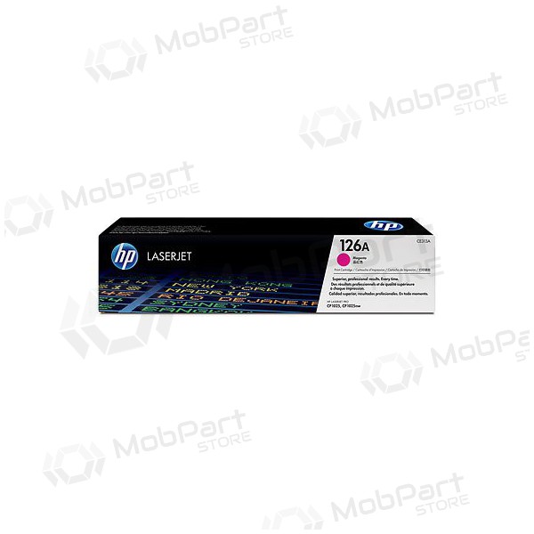 HP 126A (CE313A), magenta värikasetti lasertulostimiin, 1000 sivua.