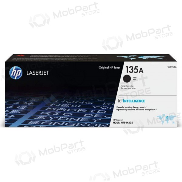 HP 135A (W1350A), musta värikasetti lasertulostimille, 1100 sivua