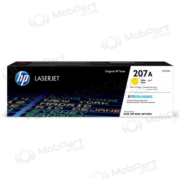 HP 207A (W2212A) laserkasetti, keltainen