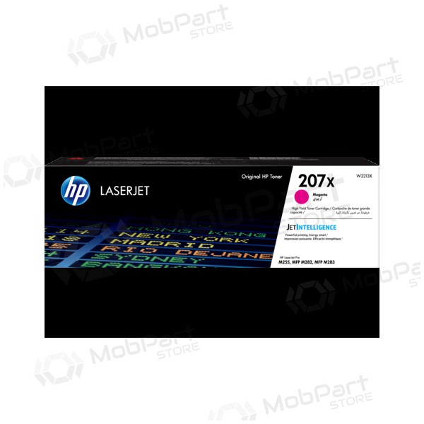 HP 207X W2213X, purppura värikasetti lasertulostimille