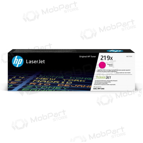 HP 219X (W2193X) Laserkasetti, purppura