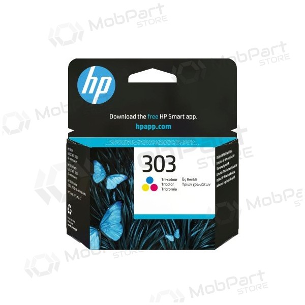 HP 303 kolmivärinen (T6N01AE) mustekasetti, CMY