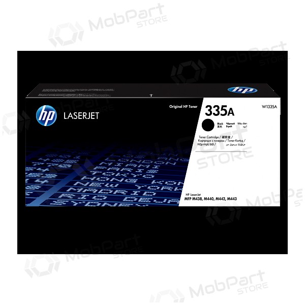 HP 335A (W1335A) Laserkasetti, Musta