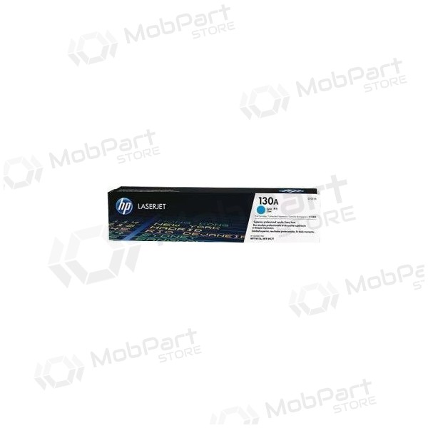 - HP No.130A (CF351A), sininen värikasetti lasertulostimille, 1000 sivua.