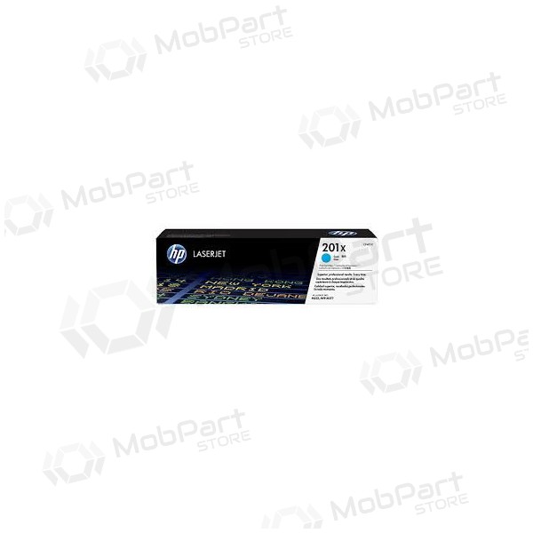 - HP No.201X HC (CF401X), sininen värikasetti lasertulostimiin, 2300 sivua.
