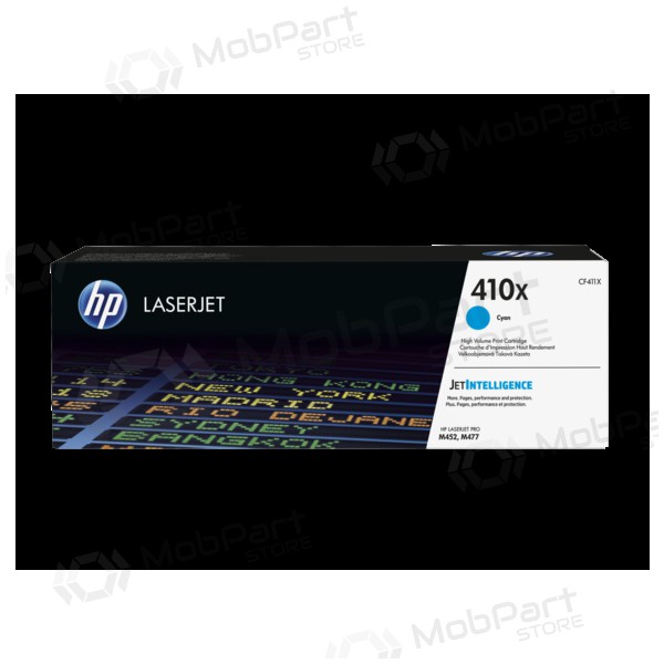 HP No.410X HC (CF411X), syaani lasertulostinkasetti, 5000 sivua