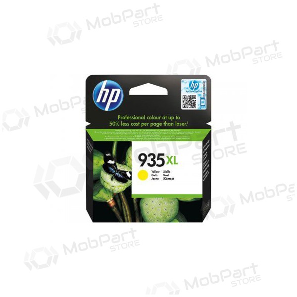 HP No.935XL (C2P26AE), keltain mustekasetti mustesuihkutulostimille, 825 sivua.