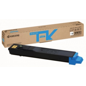 Kyocera (1T02P3CNL0, TK-8115C), taivaansininen kasetti lasertulostimille, 6000 sivut.