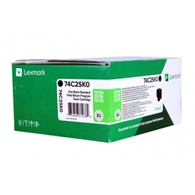Lexmark (74C2SKE/ 74C2SK0 ), musta kasetti lasertulostimille, 7000 sivut.
