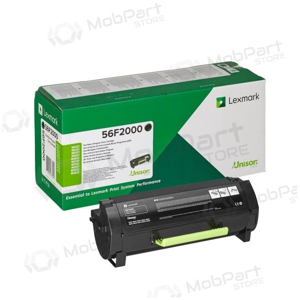 Lexmark 56F2000 laserkasetti, musta
