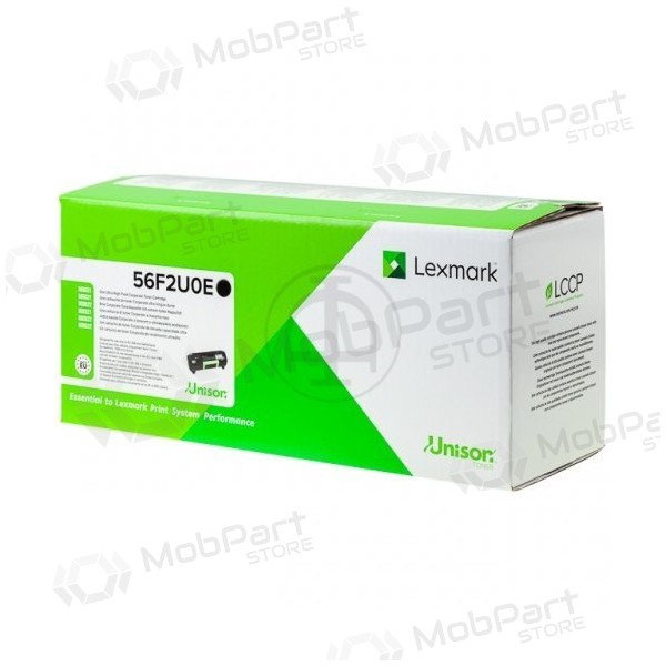 Lexmark 56F2U0E, musta lasertulostinkasetti, 25000 sivua.