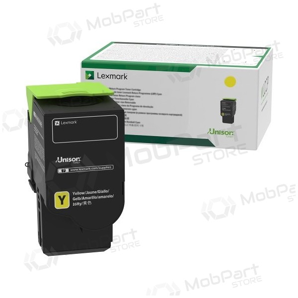 Lexmark 78C2XY0 lasertulostimen värikasetti, keltainen (5000 sivua)