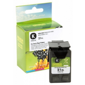 Yhteensopiva Static Control HP 21XL (C9351CE) musta mustekasetti mustesuihkutulostimille, 475 sivua.