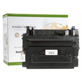 Nealkuperäinen Static Control HP 81A (CF281A), musta kasetti lasertulostimille, 10500 sivut.