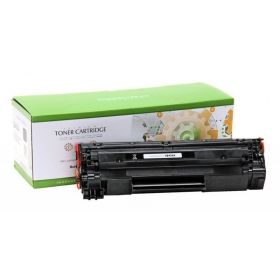 Yhteensopiva - Static Control HP CB435A/ CB436A/ CE285A / Canon CRG 725 Yleismallinen, musta värikasetti lasertulostimille, 1500 sivua.