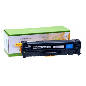 Nealkuperäinen Static Control HP CC531A IP Safe, taivaansininen kasetti lasertulostimille, 2800 sivut.