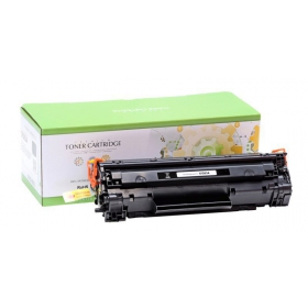 Yhteensopiva Static Control HP CF283A, musta värikasetti lasertulostimille, 1500 sivua.