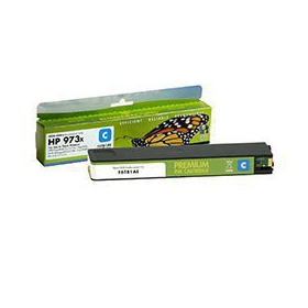 Yhteensopiva Static Control HP No.973X (F6T81AE) Uusi siru, syaani mustekasetti mustesuihkutulostimille, 7000 sivua.
