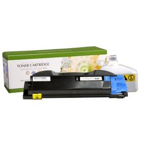 Nealkuperäinen Static Control Kyocera TK-590C, taivaansininen kasetti lasertulostimille, 5000 sivut.