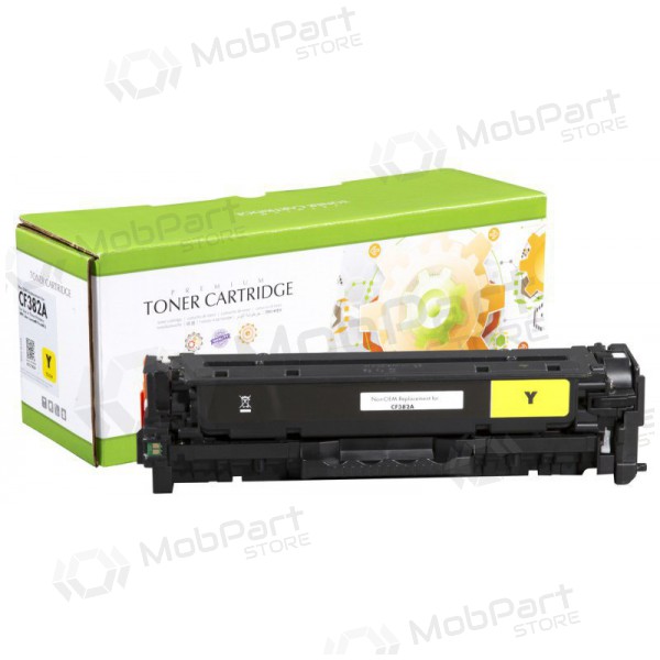 Yhteensopiva Static Control HP 312A (CF382A), keltainen värikasetti lasertulostimille, 2700 sivua.