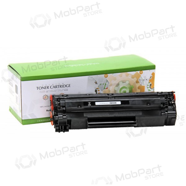 Yhteensopiva - Static Control HP CB435A/ CB436A/ CE285A / Canon CRG 725 Yleismallinen, musta värikasetti lasertulostimille, 1500 sivua.
