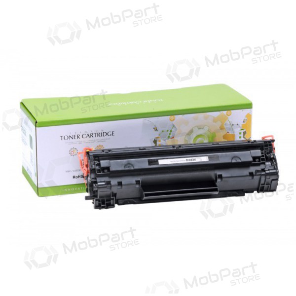 Yhteensopiva Static Control HP CF283X / Canon CRG-737, musta värikasetti lasertulostimille, 2200 sivua.