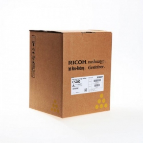 Ricoh C5200 (828427), keltain värikasetti lasertulostimille, 24000 sivua