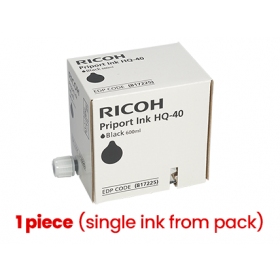 Ricoh Priport HQ-40 (817225) mustekasetti, musta (1 kpl)