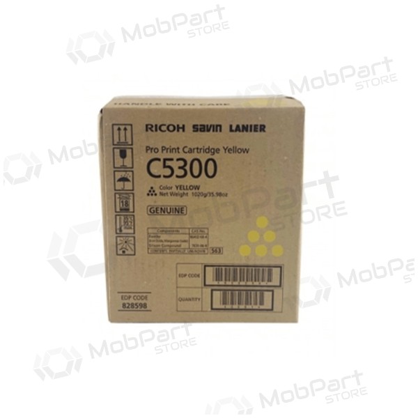 Ricoh C5300 (828602), keltainen kasetti lasertulostimille, 26000 sivut.