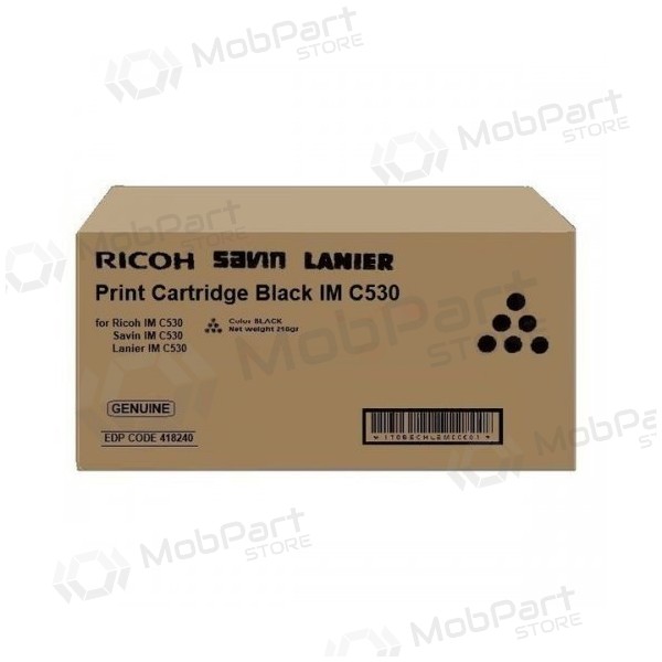 Ricoh IMC530 (418240), musta värikasetti lasertulostimille, 20500 sivua