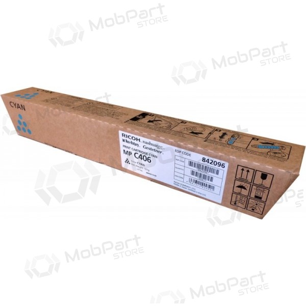 Ricoh MP C406 (842096) laserkasetti, syaani