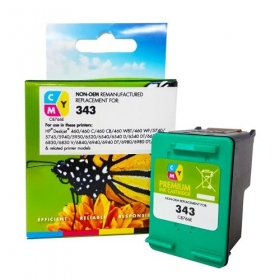 Static Control mustekasetti CMY, yhteensopiva HP 343 Tri-color (C8766EE) 330 sivua