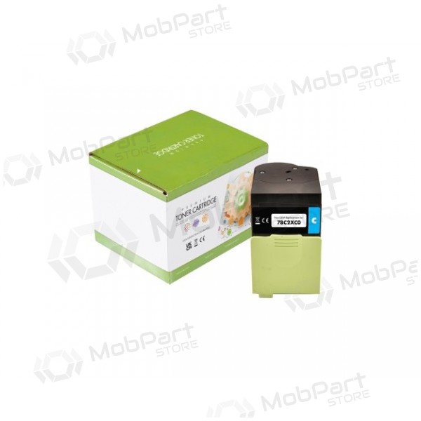 Static Control laserkasetti syaani, yhteensopiva Lexmark 78C2XC0:n kanssa
