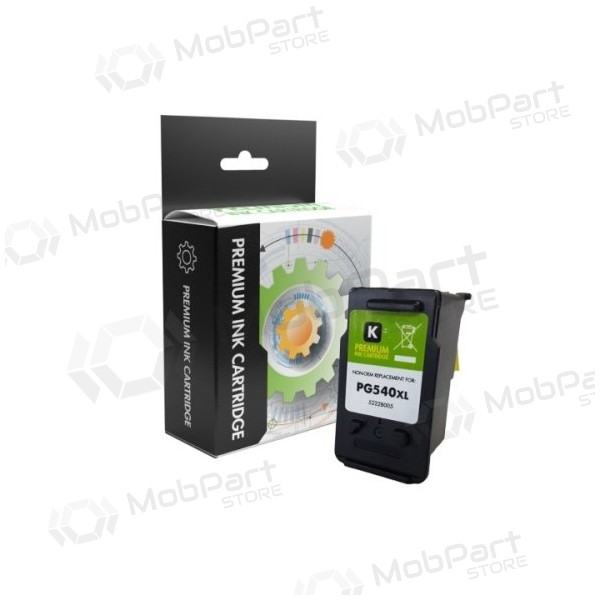 Static Control mustekasetti musta, yhteensopiva Canon PG-540XL (5222B005) kanssa