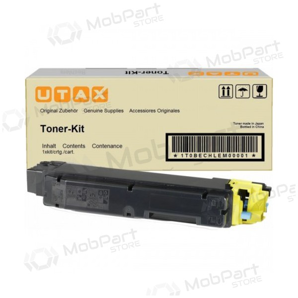 Triumph Adler Kit PK-5011Y/ Utax PK5011Y (1T02NRAUT0/ 1T02NRATA0), keltainen kasetti lasertulostimille